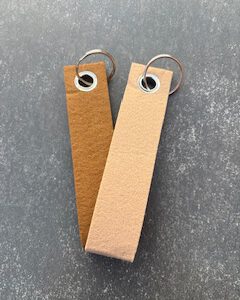 Bruin tinten Sleutelhanger bruin