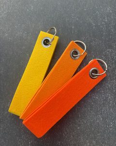 Geel_oranje Sleutelhanger Geel/Oranje