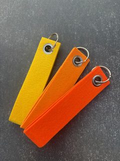 Geel_oranje Sleutelhanger Geel/Oranje