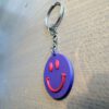 Sleutelhanger smiley meerdere kleuren
