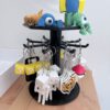 Sleutelhanger smiley meerdere kleuren