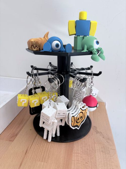 Sleutelhanger smiley meerdere kleuren